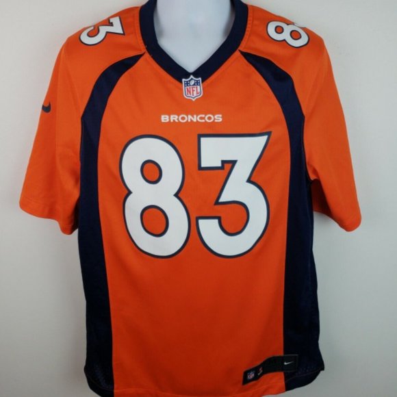 Wes Welker #83 Denver Broncos Super Bowl Nike Jersey XL - Picture 1 of 10